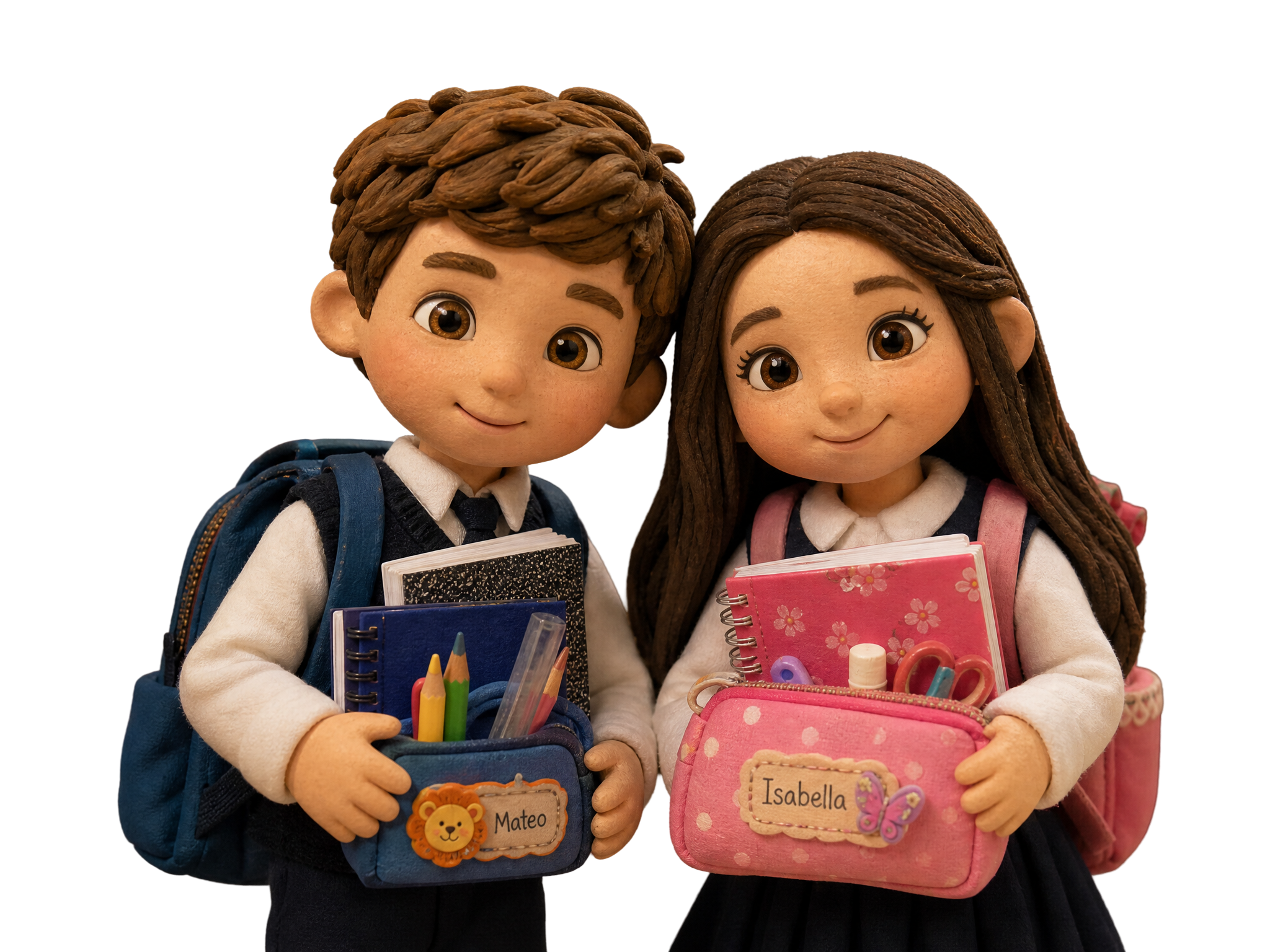 Niños listos para el regreso a clases